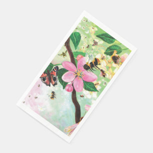 Serviette En Papier Arbres en fleurs pour abeilles et autres pollinisa