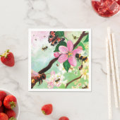 Serviette En Papier Arbres en fleurs pour abeilles et autres pollinisa (En situation)