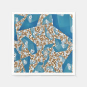 SERVIETTE EN PAPIER ARBRES ET CIEL (Devant)