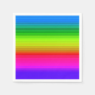Serviette En Papier Arc arc-en-ciel