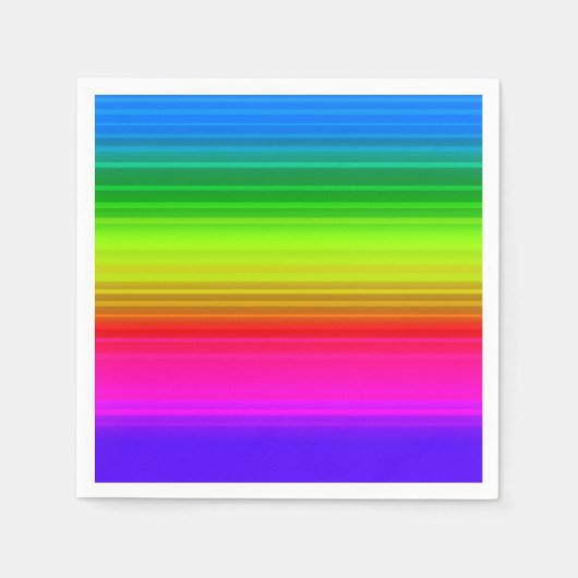 Serviette En Papier Arc arc-en-ciel (Devant)