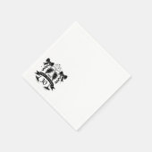 Serviette En Papier Arc de Champagne d'anniversaire (Coin)