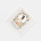 Serviette En Papier Arc de classe 1 photo fête botanique en terre cuit (Coin)