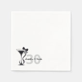 Serviette En Papier Arc de Martini (Devant)