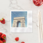 Serviette En Papier Arc de Triomphe Paris (En situation)