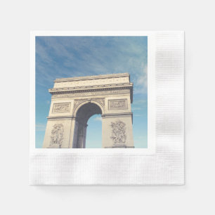 Serviette En Papier Arc de Triomphe Paris