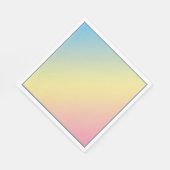 Serviette En Papier Arc-en-ciel (Coin)