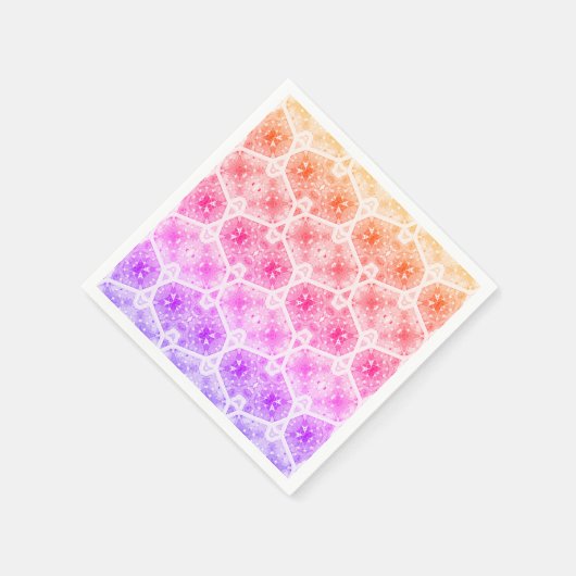 Serviette En Papier Arc-en-ciel (Coin)