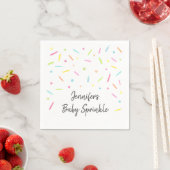 Serviette En Papier Arc-en-ciel (En situation)