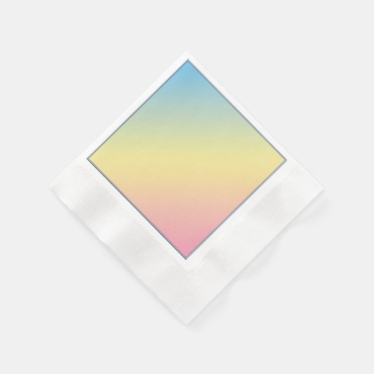 Serviette En Papier Arc-en-ciel (Coin)