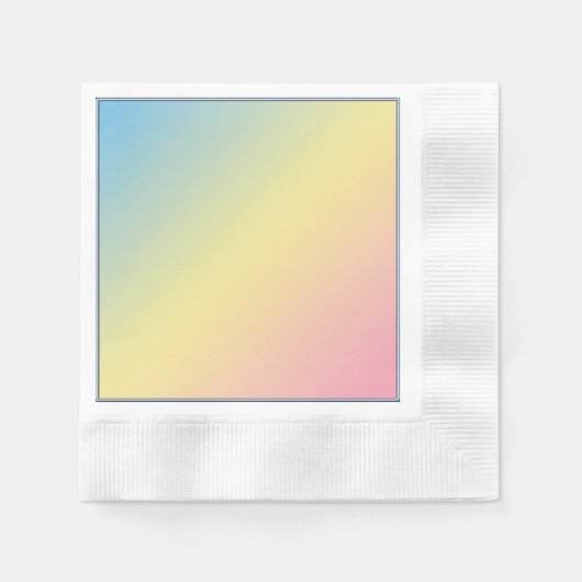 Serviette En Papier Arc-en-ciel (Devant)