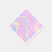 Serviette En Papier Arc-en-ciel aux éclaboussures colorées (Coin)