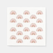 Serviette En Papier Arc-en-ciel Boho (Devant)