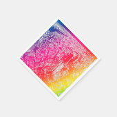 Serviette En Papier Arc-en-ciel de Manhattan (Coin)
