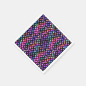 Serviette En Papier Arc-en-ciel Dragon Scales papier Naples (Coin)