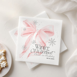Serviette En Papier Arc-en-ciel Hiver Pays-Bas 1er Anniversaire
