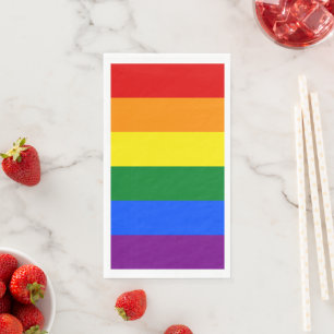 Serviette En Papier Arc-en-ciel LGBT Pride