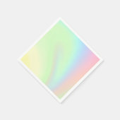 Serviette En Papier Arc-en-ciel pastel de couleur (Coin)