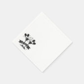 Serviette En Papier Arc Martini d'anniversaire (Coin)