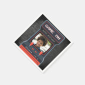 Serviette En Papier Arcade Jeu Photo Brick Wall Retro (Coin)