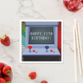 Serviette En Papier Arcade jeu vidéo fête d'anniversaire (En situation)