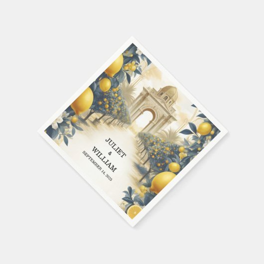 Serviette En Papier Arch Food Fun Fruit Lime Lemon Mariage militaire (Coin)