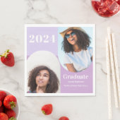 Serviette En Papier Arch Purple Deux Diplôme Photo (En situation)