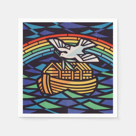 Serviette En Papier Arche de Noé avec Saint-Esprit (Devant)