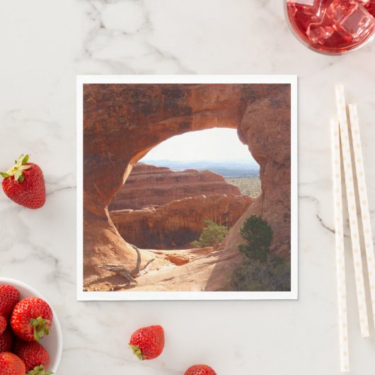 Serviette En Papier Arche de partition au Parc national des Arches (En situation)