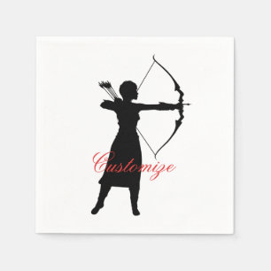 Serviette En Papier Archer Silhouette Thunder_Cove