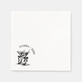 Serviette En Papier Arcs de Martini (Devant)