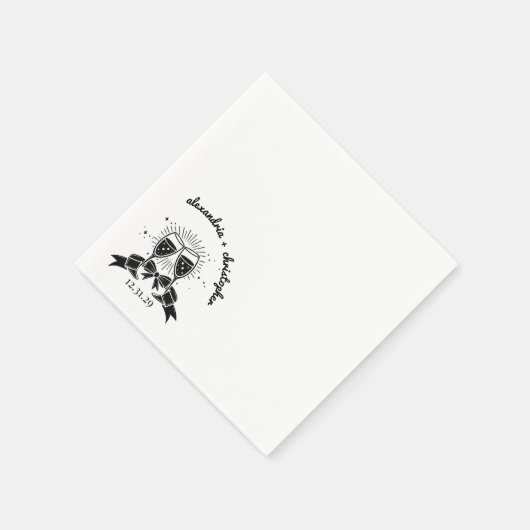 Serviette En Papier Arcs de Martini (Coin)