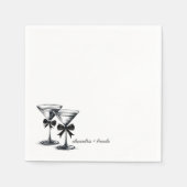 Serviette En Papier Arcs de Martini (Devant)