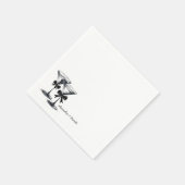 Serviette En Papier Arcs Martini (Coin)