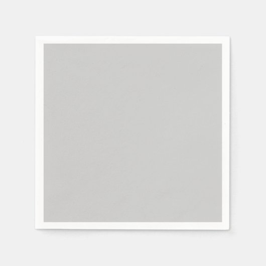 Serviette En Papier Argentée (Devant)