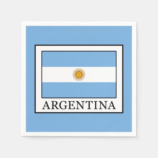 Serviette En Papier Argentine (Devant)
