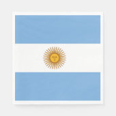 Serviette En Papier Argentine drapeau Papier Napkin (Devant)