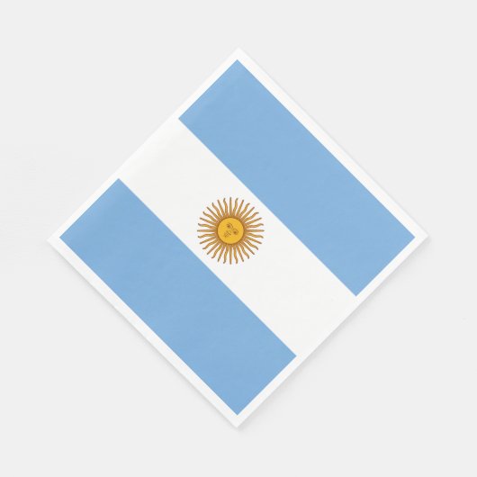 Serviette En Papier Argentine drapeau Papier Napkin (Coin)