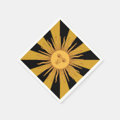 Serviette En Papier Argentine Golden Sun, Sol de Mayo (Coin)