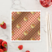 Serviette En Papier Aries et bois de rat (En situation)