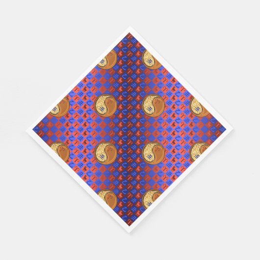 Serviette En Papier Aries et bois d'ox (Coin)