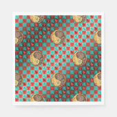 Serviette En Papier Aries et Earth Dog (Devant)