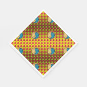 Serviette En Papier Aries et singe de l'eau (Coin)