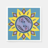 Serviette En Papier Arizona Sud-Ouest Sun Kokopelli (Devant)