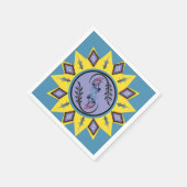 Serviette En Papier Arizona Sud-Ouest Sun Kokopelli (Coin)