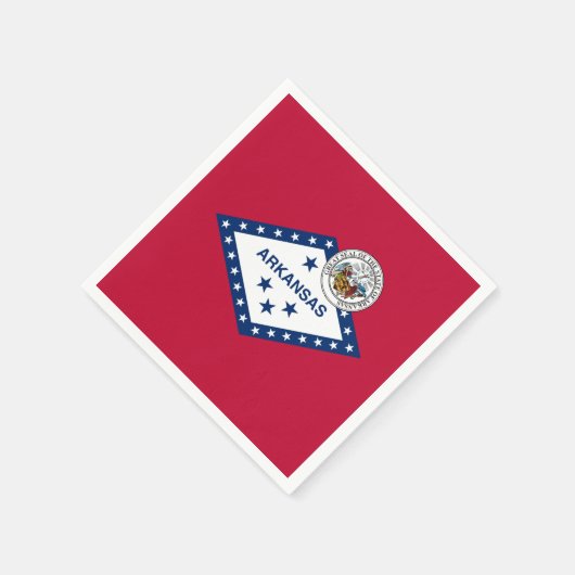 Serviette En Papier Arkansan Flag & Seal, Flag of Arkansas (Coin)