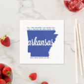 Serviette En Papier arkansas | paroles de chanson | bleu (En situation)