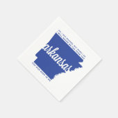 Serviette En Papier arkansas | paroles de chanson | bleu (Coin)