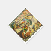 Serviette En Papier Arlequin (Coin)
