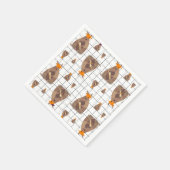 Serviette En Papier Armadillo Orange Texas Graduate (Coin)